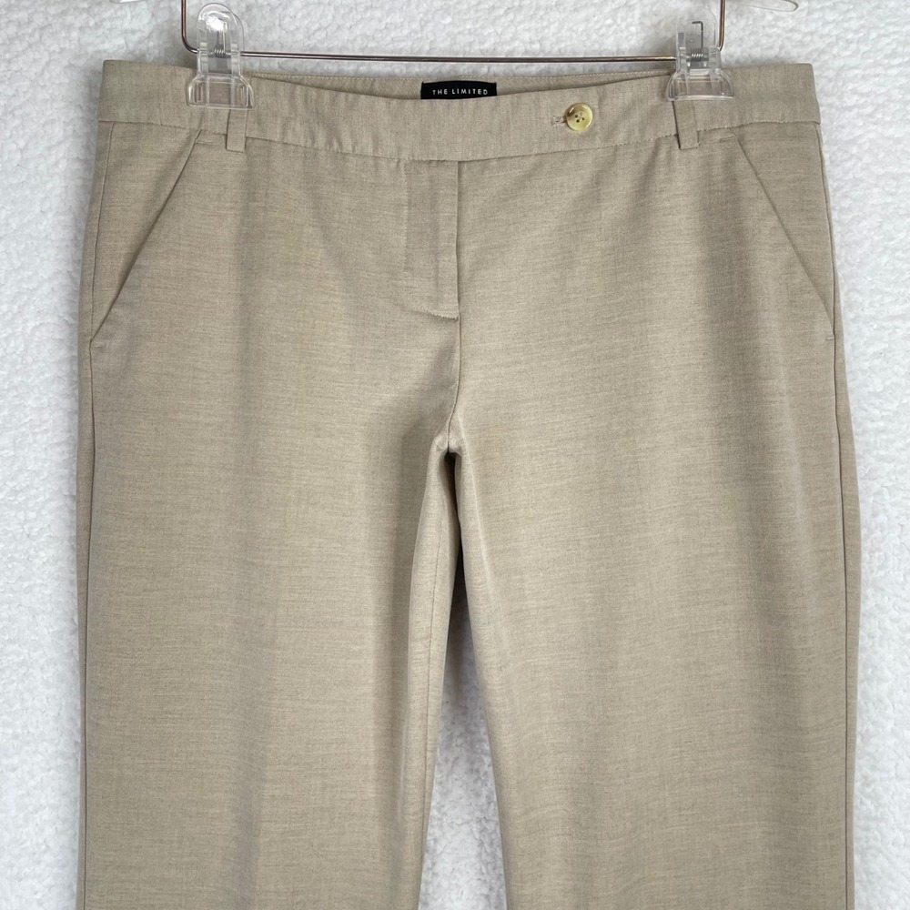 The Limited Drew Fit Beige Bootcut Dress Pants Womens 10 Mid Rise Career Pant